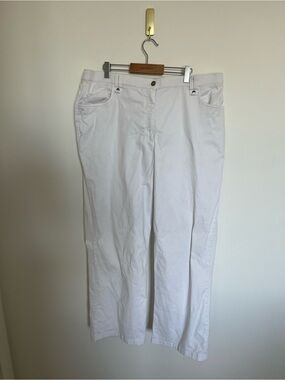 Haggar White cotton Pants summer